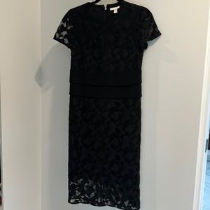 BOSS black lace dress